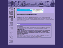 Tablet Screenshot of but-alive.de